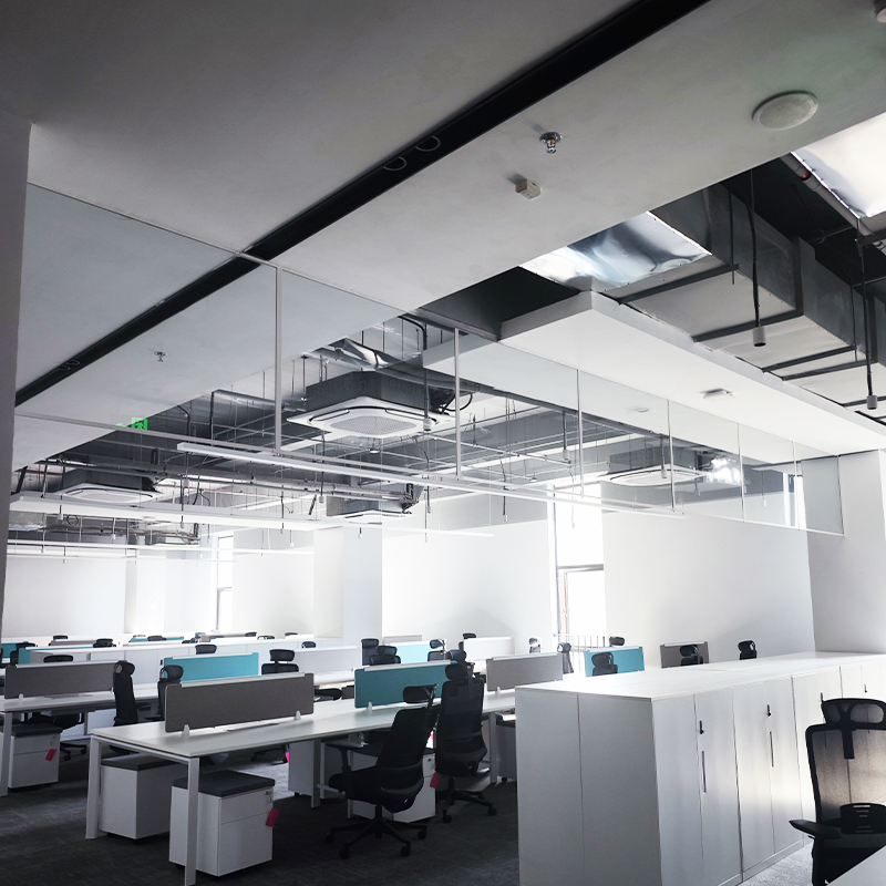 固定式刚性挡烟垂壁-全铝框6mm防火玻璃