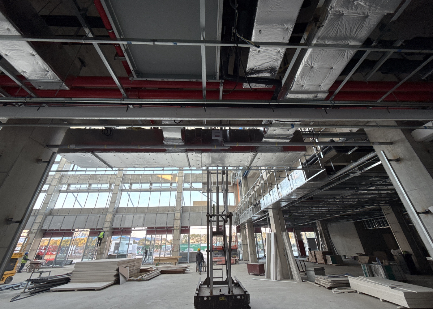 昆山第六人民医院项目选用恒开利挡烟垂壁